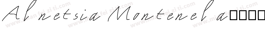 Alnetsia Montenela字体转换